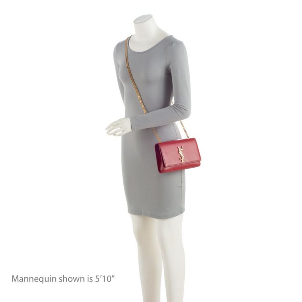 Saint Laurent Grain de Poudre Monogram Kate Small Shoulder Bag - Picture 5 of 13